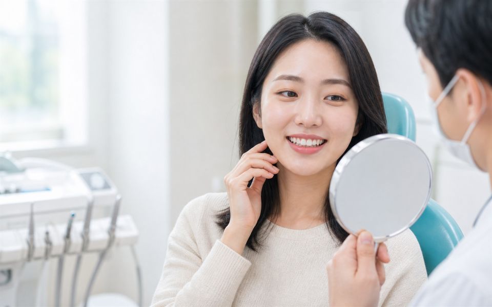 삐뚤어진 앞니 — 교정 없이 라미네이트로 가능한지