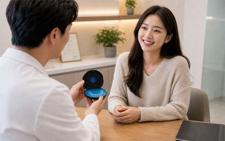 세라핀 투명교정 6단계 — 교정 완료와 유지장치